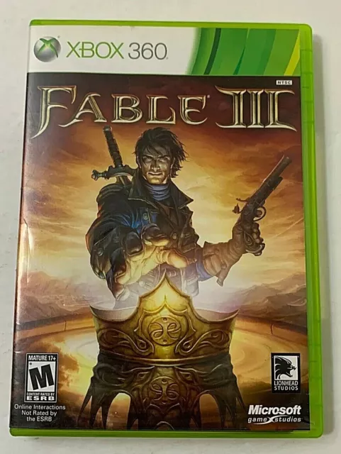 Fable III  Microsoft Xbox 360  2010  Complete Manual Tested