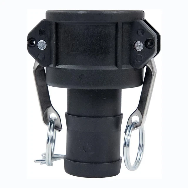 Rubinetti nero polipropilene camlock tenditore rapido acqua, olio