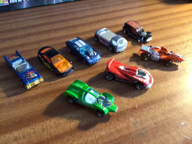 Hotwheels Toy Cars X 8