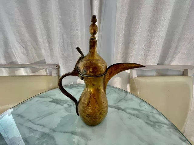 Copper and Brass Dallah coffee pot.