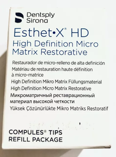 Esthet-X HD Compules Tips 20 (0.25g) Pack A1 or A2 or A3 by DENTSPLY FRESH !!!