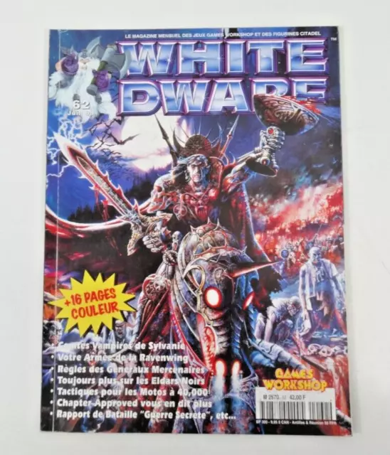 Revue WHITE DWARF N°62 - Juin 1999 - WARHAMMER - Games Workshop