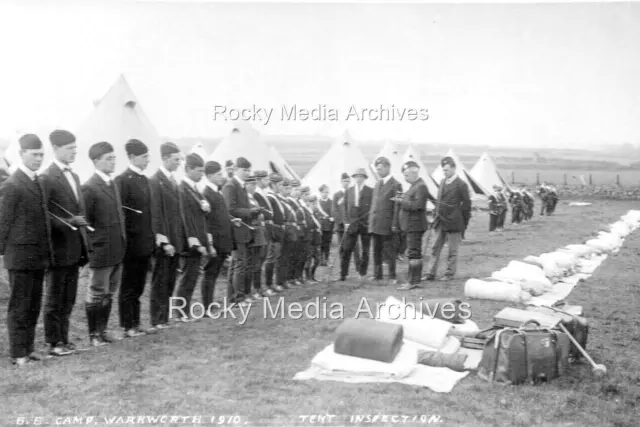 Xxl-47 Boys Brigade Camp, Warkworth, Northumberland 1910's. Photo