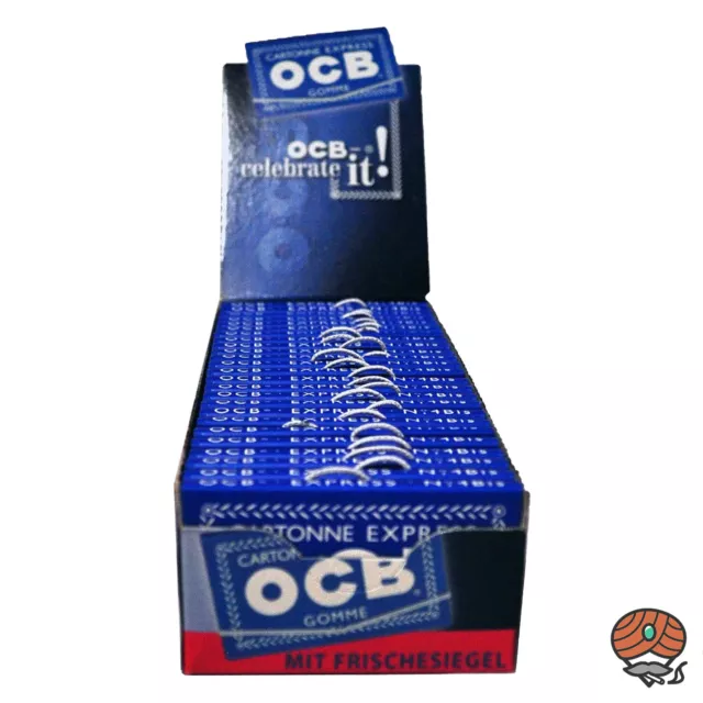 OCB Blau Doppel  25 Hefte á 100 Blatt