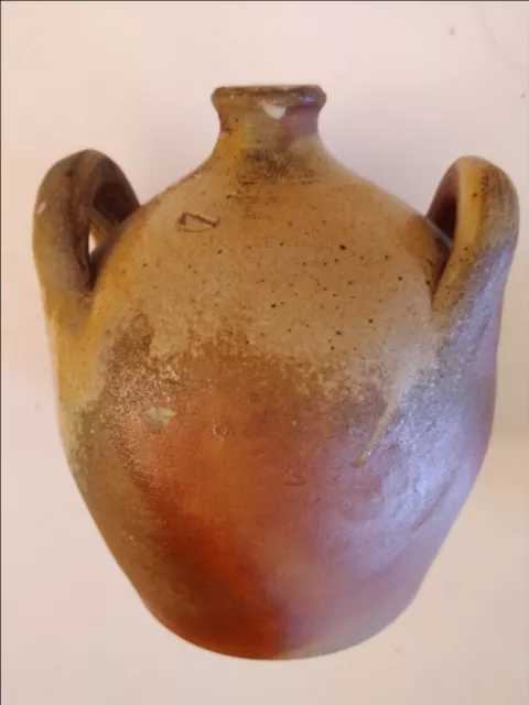 Cruche en Grès Art Populaire XIXeme Ancien Poterie Céramique Ancien Pot Vase