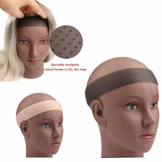 Parrucca antiscivolo in silicone maniglia fascia per capelli Ropshaped sport elastica