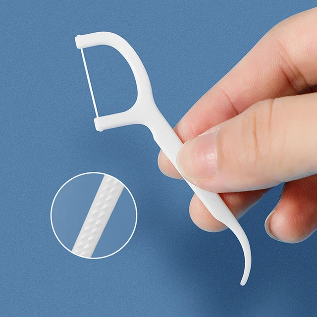 30/50pcs Dental Floss Flosser Picks Toothpicks Teeth Stick Tooth Cleaning Bru Wa