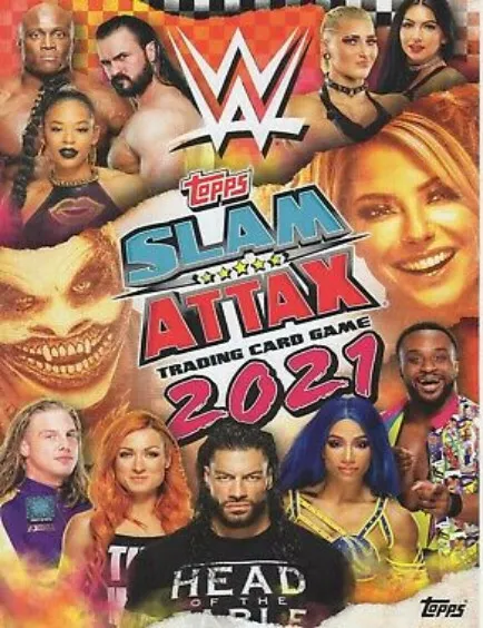 WWE Slam Attax 2021 - Cartes au choix toute collection (Voir description)