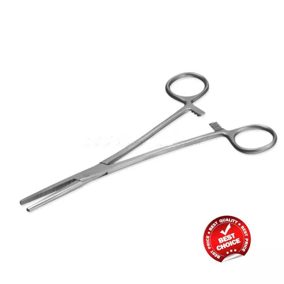 7" Straight Spencer Well forceps, self locking, Fishing, Craft, Surgical, clamp