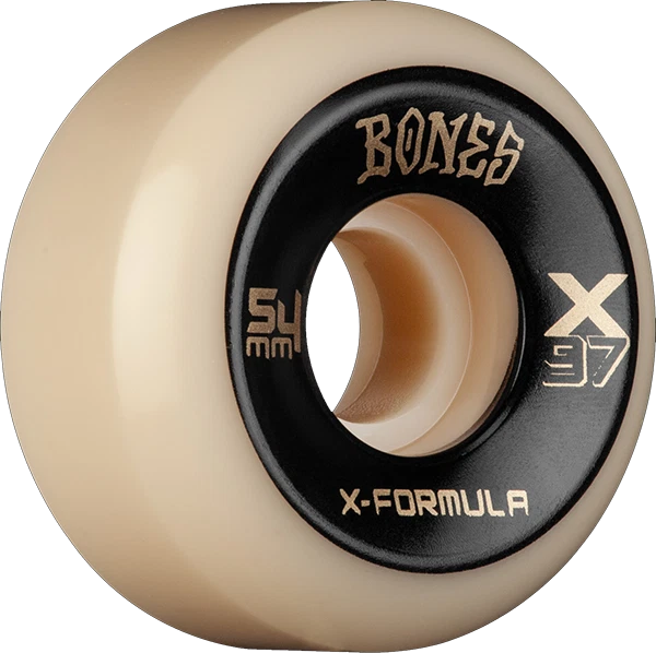 BONES XF X97 V5 SIDECUT 54mm 97A NATURAL WHEELS SET