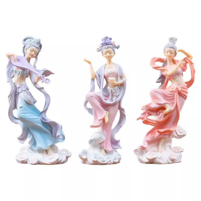 Chinese Girl Figurine Ornament Dancing Decorative Collectible Statue Tabletop