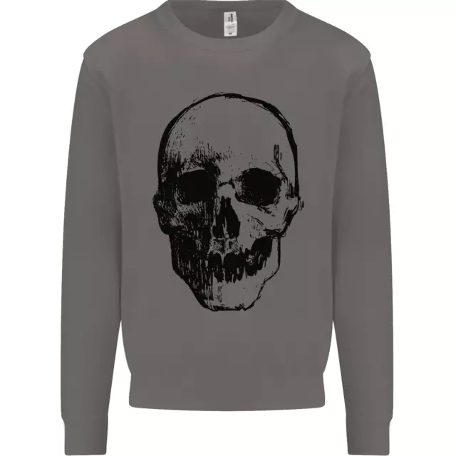 Human Skull Mens Sweatshirt Jumper