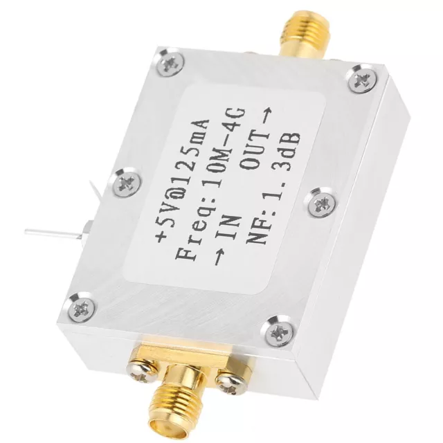 0 01-4 GHz 21 DB Rauscharmer HF-Signalverstärker LNA-Verstärkerplatinenmodul✈