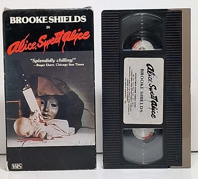 ALICE, SWEET ALICE VHS Rare OOP Horror Tested VG+ Fast Shipping £19.51