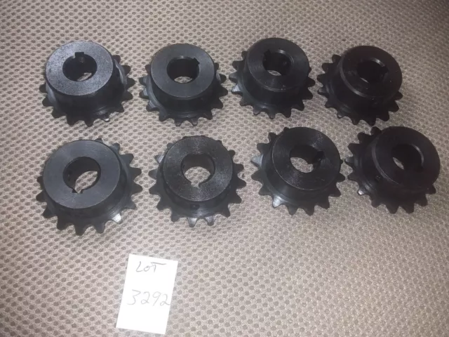 8 Vintage Small Industrial Roller Sprockets  Machine Gear Cog Wheel H35B16x 5/8