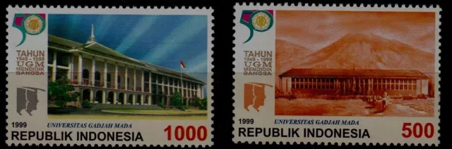 Indonesia #1862-1863 Gadjah Mada University 50th Anniv. MNH CV$2