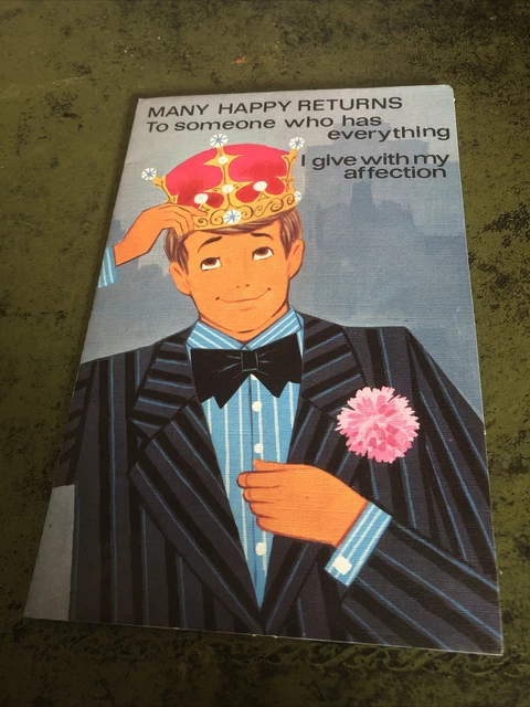 Old Vintage Birthday Card
