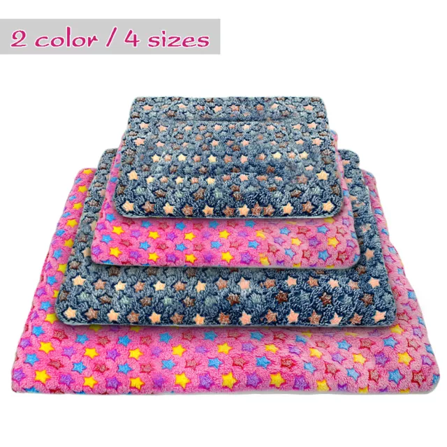 Lit pour Chien et Chat Tapis de Couchage et Doux Coussin Douillet Panier S-XL