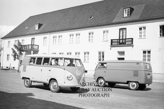 Volkswagen T1 Transporter van VW factory photo press photograph