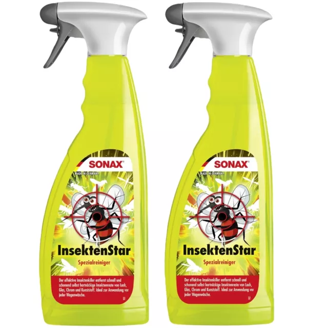 Repelentes de Insectos Sonax Insektenstar Limpiadores Especiales 2 x 750 ML