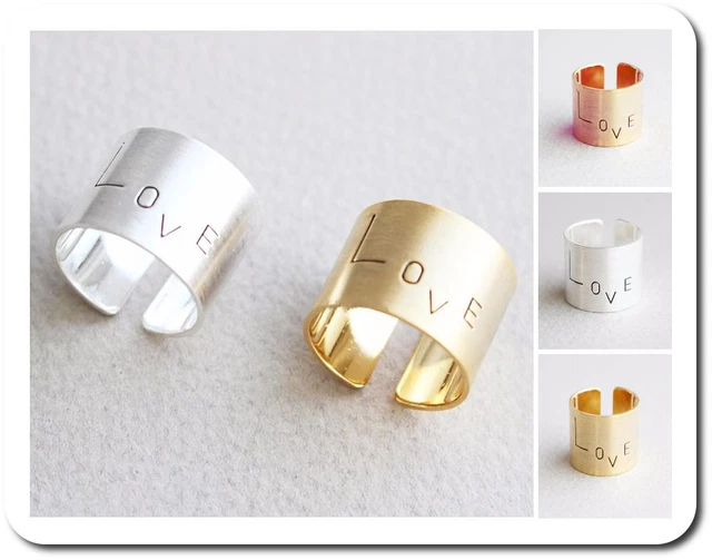 10x Ringschienen Für Schmuckherstellung – Verstellbare Ringe, Metall, 10x15 Mm Klebefläche