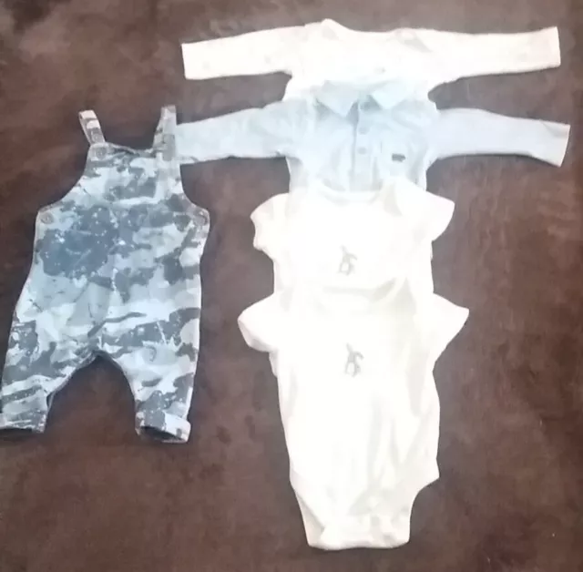 🌟❤️ Baby Boy clothes Bundles 0-3 months,Dungarees,Bodysuits ❤️🌟