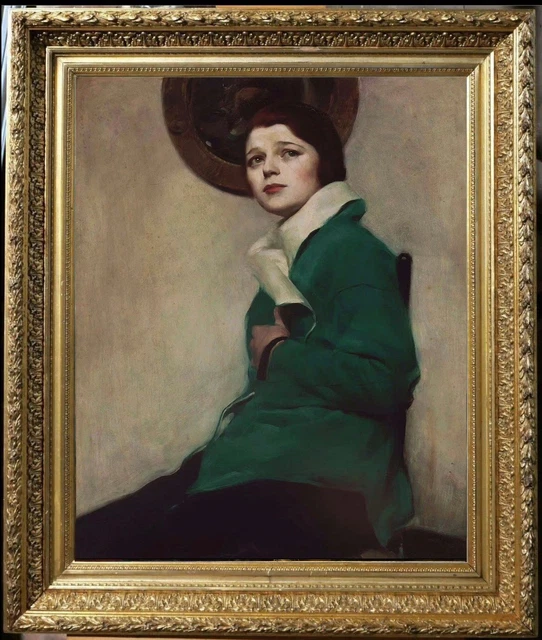 EMERALD WOMEN PAINTING $28.42 - PicClick CA