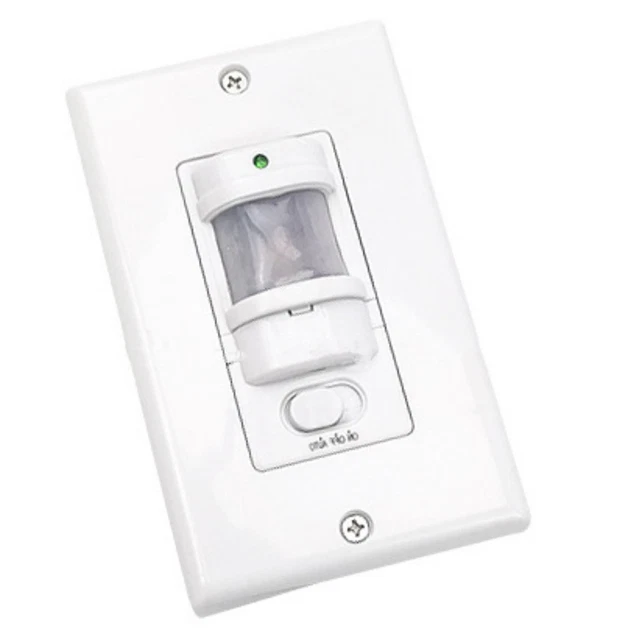 AUTO ON/OFF SENSOR Switch Motion Infrared PIR Occupancy Wall Light Lamp ...