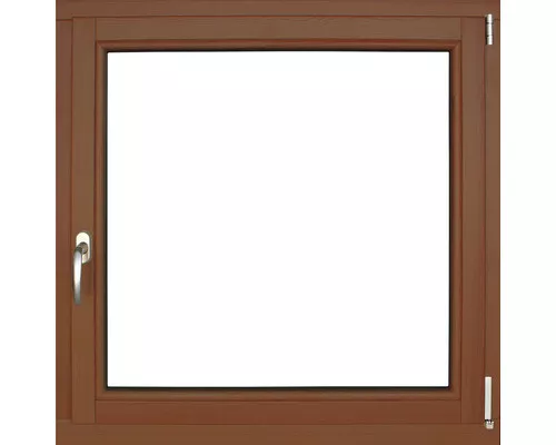 Holzfenster 1-flg. ARON Renova Kiefer lackiert S30 kastanie 600x600 mm DIN Recht