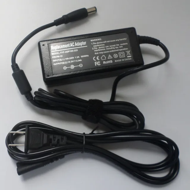 AC Adapter Charger For Dell Vostro 1500 1510 1520 1700 19.5V 3.34A Power Supply