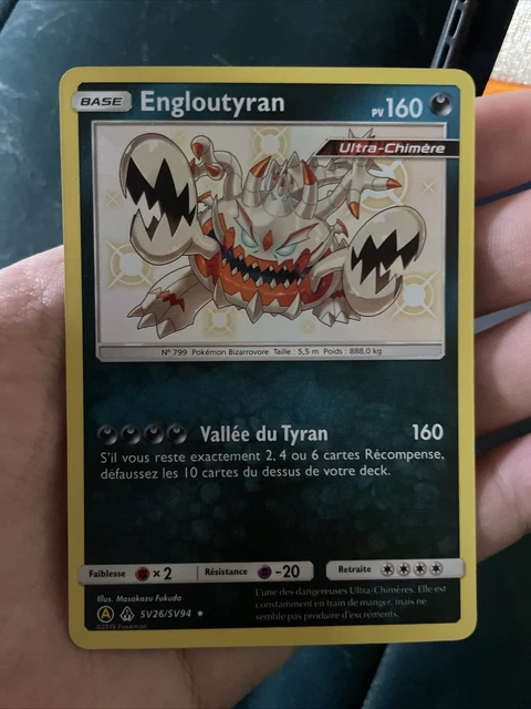 Carte Pokémon Engloutyran Shiny SV26/SV94 FR Neuve