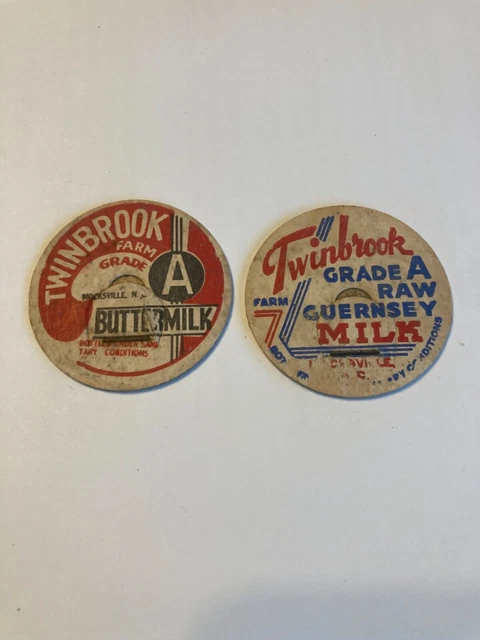 Twin Brook Farms Mocksville North Carolina Milk Bottle Caps