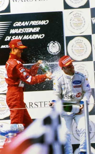 Foto vintage de archivio Auto, Gran Premio Por San Marino, Schumacher,