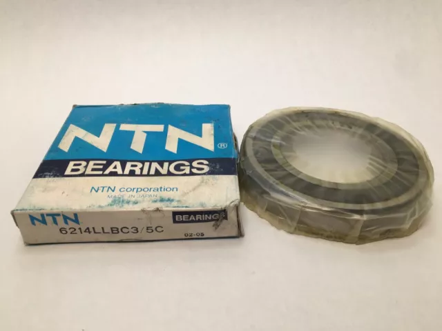 NTN 6214LLBC3 Bearing Rubber Seals 70x125x24 mm 6214 LLB 2RS C3 5C 6214RS Japan