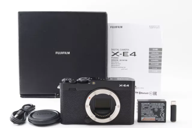 Fujifilm Fuji X-E4 26.1MP Digital Camera Black 950 Shots w/ Box [Near Mint]#2567