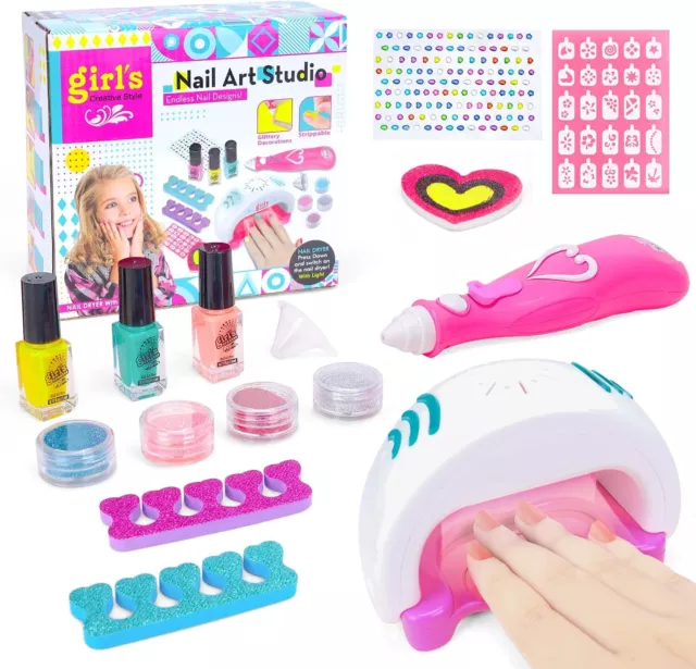 Toys for Girls Age 5 6 7 8 9, Kids Art Crafts Set Gifts for 6-12 Year Old Girl