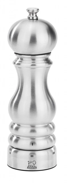 PEUGEOT Edelstahl Pfeffermühle PARIS CHEF uSelect Gewürzmühle Mühle 18cm 32470
