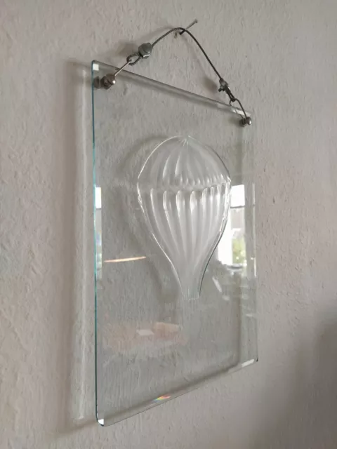 Glasballonbild 32 x 22 cm, Fensterbild, Wandbild