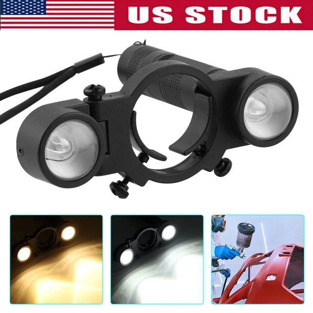 Universal Spray Gun Adjustable LED Light for All Spray Guns Night Painting Work
