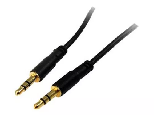 AUX Stereo Cable Mini Jack Auxiliary Car Lead Male Audio Gold Plated 1m 3.5mm