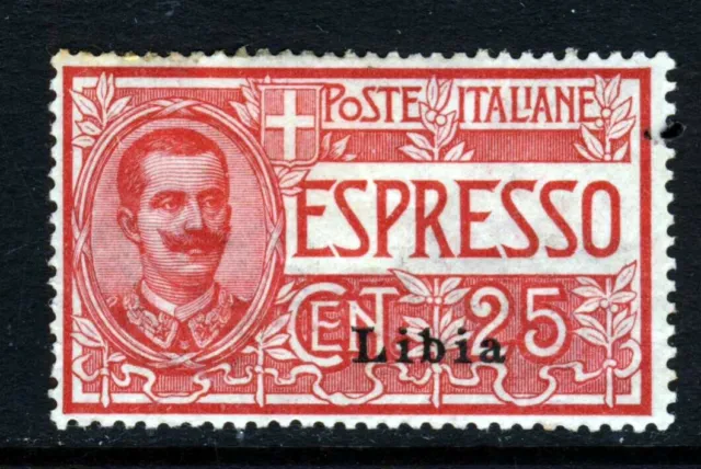 LIBYA ITALIAN COLONY 1915 Express Stamp Overprinted LIBIA SG E17 MINT