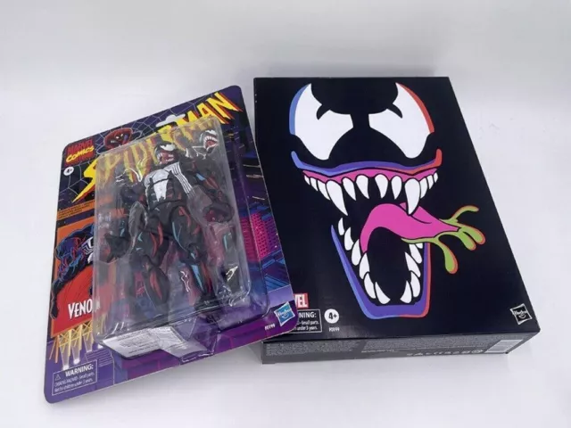 Spider-Man Marvel Legends Retro Venom Pulsecon HASCON Action Figure (HASBRO)