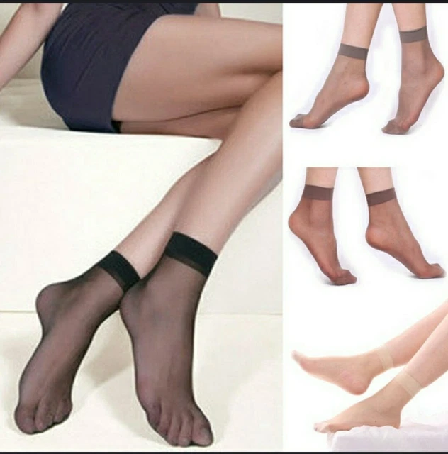 10 Calze Calzini corte sexy donna fantasmini fresco cotone caviglia CAFFÈ 0254