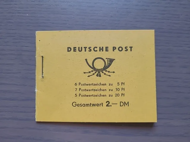 Briefmarken DDR Markenheftchen MiNr 2b postfrisch