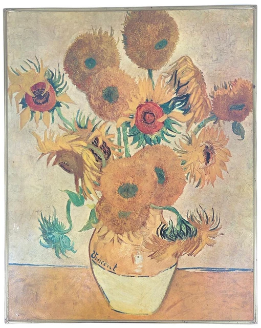 Reproduction Toile Tournesols De Van Gogh - Impression Sur Toile Décoration Murale