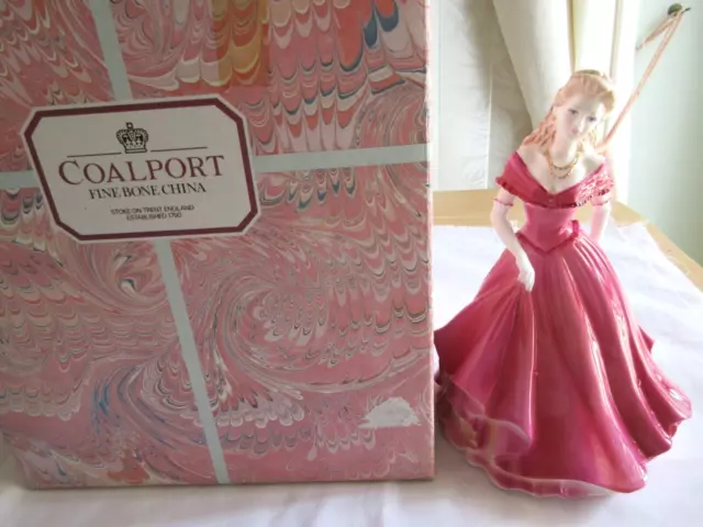 Coalport Figurine Belinda Ladies Of Fashion Original Box