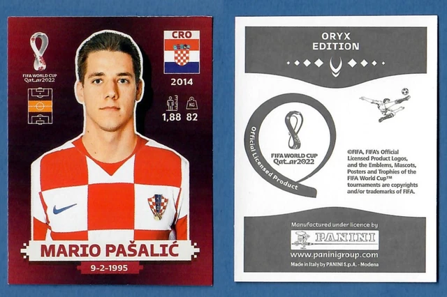 FIGURINA PANINI WC Qatar 2022 Oryx - Nuova/New - Cro14 Pasalic ...