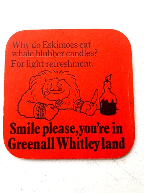 Vintage GREENALL WHITLEY / GREENALL'S - Cat No'280  Beer mat / Coaster