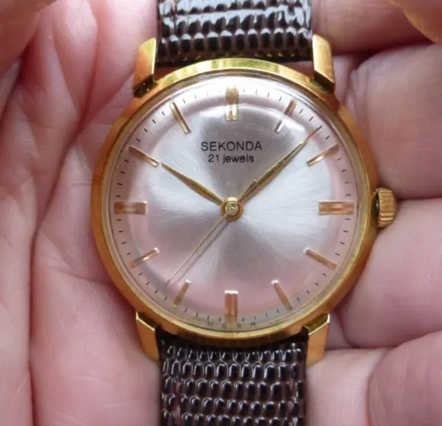VINTAGE SEKONDA POLJOT 21 Jewels Manual Wind Wristwatch cal 2409A 11.50 PicClick UK