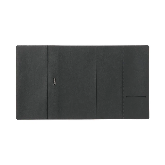 MUJI Notebook cover for A5 Slim size Dark gray